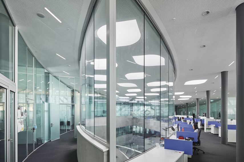 fuego light Türen and fuego light Fenster - Maison de la Paix, Genf located in Geneva, Schweiz