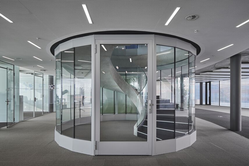 fuego light Türen and fuego light Fenster - Maison de la Paix, Genf located in Geneva, Schweiz