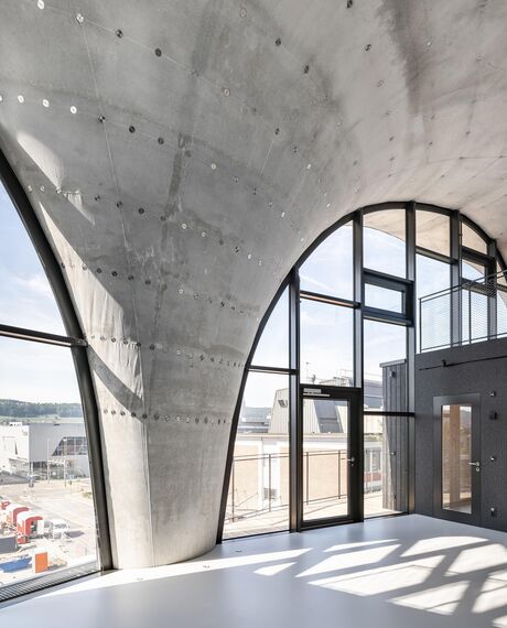 thermfix vario Fassaden, unico Türen and unico Fenster - HiLo research and innovation unit, Dübendorf located in Dübendorf, Schweiz