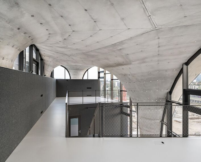 thermfix vario Fassaden, unico Türen and unico Fenster - HiLo research and innovation unit, Dübendorf located in Dübendorf, Schweiz