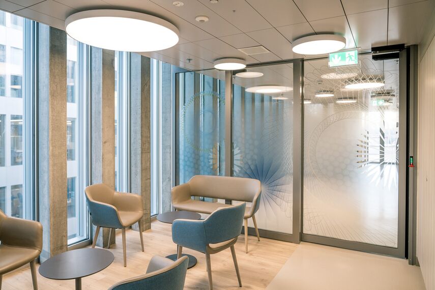 thermfix vario Fassaden, fuego light Türen, unico Türen and presto 50 Türen - The Circle, Zürich located in Zürich, Schweiz