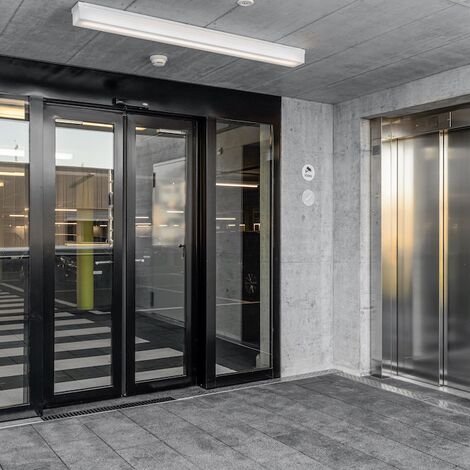 fuego light Schiebetüren, fuego light Türen and presto 50 Türen - Spital Uster located in Uster, Schweiz