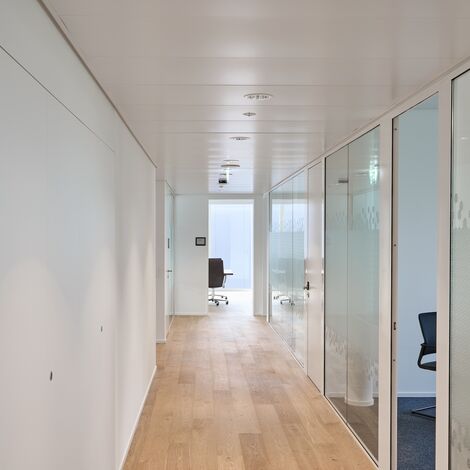 unico Fenster, fuego light Türen, thermfix vario Fassaden, unico Türen, fuego light Schiebetüren, unico Schiebetüren and presto xs Türen - Forster Campus, Romanshorn located in Romanshorn, Schweiz