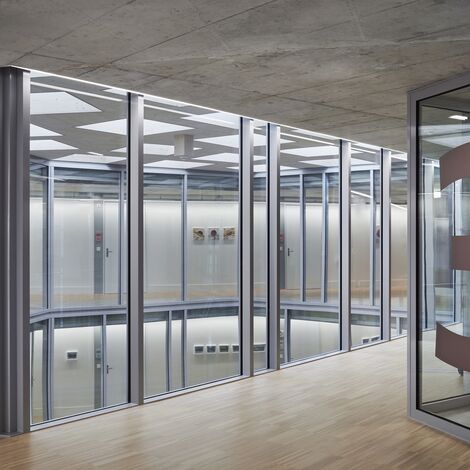 thermfix vario Fassaden, fuego light Türen and fuego light Schiebetüren - Zentrum Biffig, Schötz located in Schoetz, Schweiz