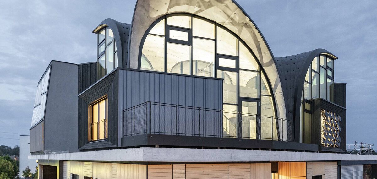 thermfix vario Fassaden, unico Türen and unico Fenster - HiLo research and innovation unit, Dübendorf located in Dübendorf, Schweiz